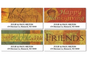 Embrace the Season of Thanks with Autumn Appreciation Deluxe Address Labels