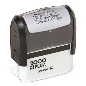 Self-Inking Address Stamp