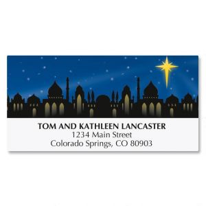 Star Bright Return Address Labels