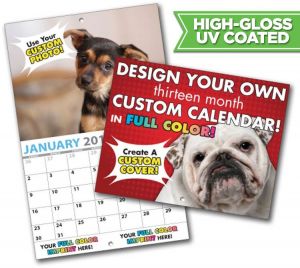 create your own 12 month custom wall calendars
