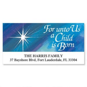 A Child Is Born  Address Labels