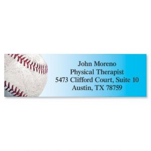 Baseball Classic Address Labels