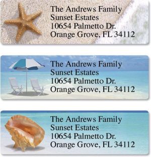 Calm Seas Classic Address Labels