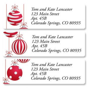 Crimson Delight Classic Address Labels