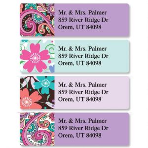 Floral Paisley Classic Address Labels