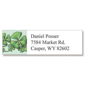 shamrocks classic return address labels