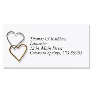 wedding address labels