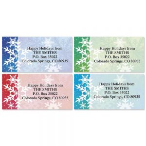 Snowflake Dreams Return Address Labels